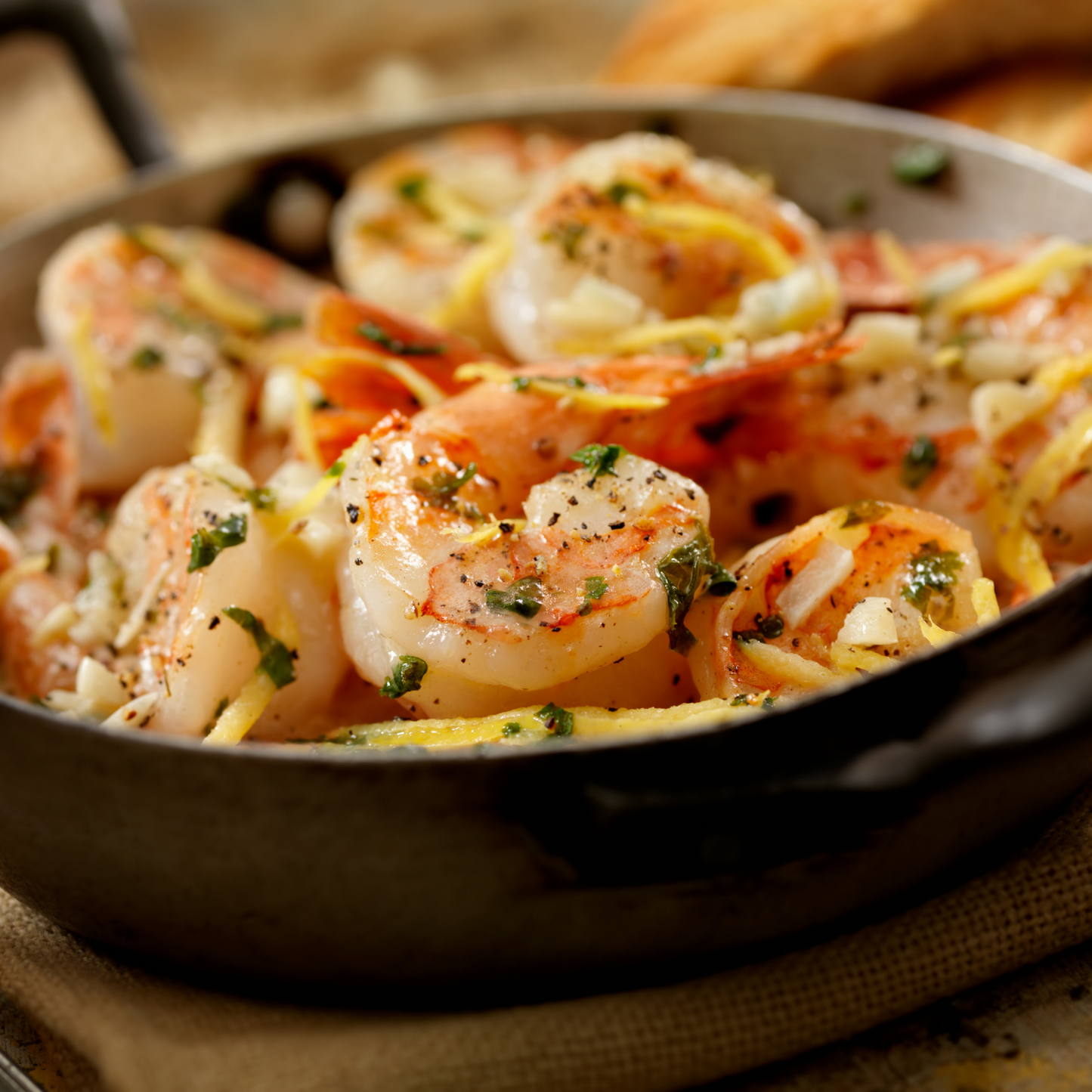 Chef's scampi and rice